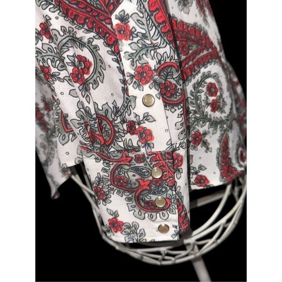 NEW WITH TAGS Isabel Marant Paisley Print Long Sleeve Button-Up Top Size: S | US - Picture 4 of 15